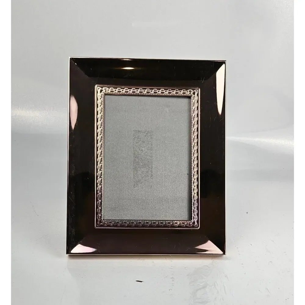WATERFORD Rose Gold Picture Photo Frame 5 x 7 Table‎ Top